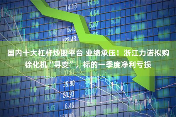 国内十大杠杆炒股平台 业绩承压！浙江力诺拟购徐化机“寻变”，标的一季度净利亏损